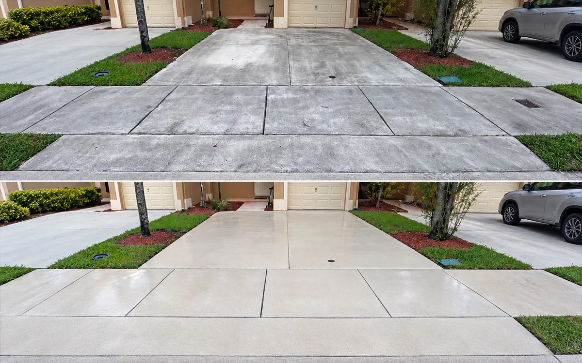 A1 Pro Driveway cleaning service imagery