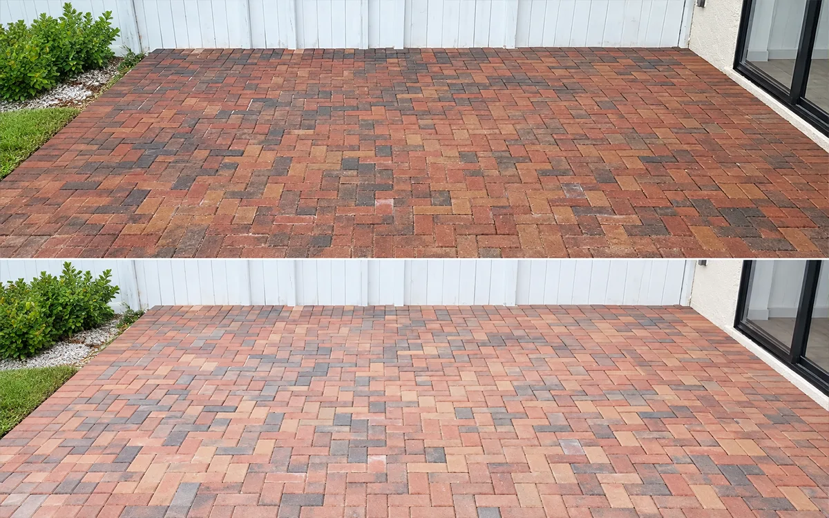 A1 Pro Paver sealing service imagery